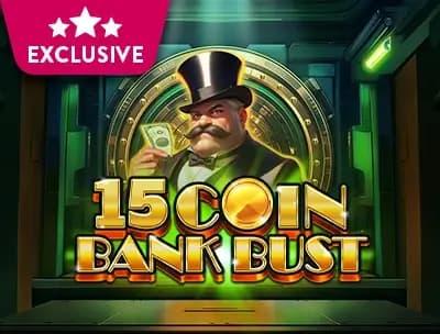 15 Coin Bank Bust