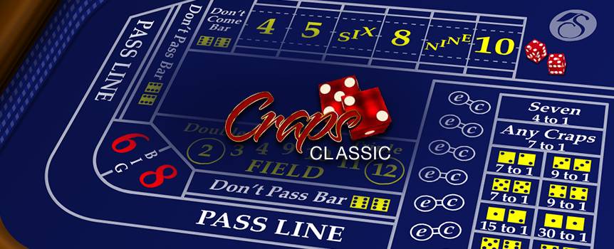 Craps is a casino game that dates all the way back to the Crusades and we've harnessed all of the excitement that it offers into our fun online craps table. We know you've got dreams of winning big in a casino, so it's time to roll the dice, have some fun and try out your online craps strategy.