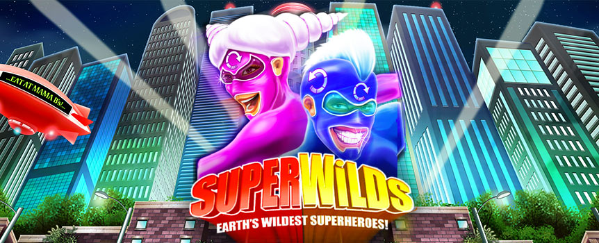 
Become the hero you’ve always wanted with the Super Wilds online slot. 

