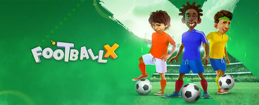 Football X is a simple Crash Game for Soccer lovers everywhere - offering colossal Cash Payouts up to 100x your stake, players of all skill levels can enjoy this easy-to-play Game. To start, you’ll just need to choose a Bet Amount ranging from 0.10 to 100.00 using the +/- Buttons, then decide on which Football Playing Character you’d like to Bet on, then Hit Play. The Footballer will then instantly start Kicking the Ball to keep it off the ground. The longer the Ball stays off the ground, the higher the Multiplier Amount will become, but remember to Cash-Out before the Footballer Falls Over and Drops the Ball or you’ll Lose your Bet Amount for that Round! You can choose a Cash-Out Amount before the Round starts using the Autoplay Feature, or Manually Cash-Out at your leisure. Play now to Score yourself some huge Prizes!