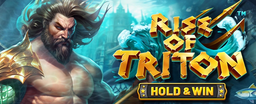 Dive into Rise of Triton at Slots.lv and let the Greek god guide you to treasure. With several features, you could walk away with up to 4,100x your bet!
Looking for a slot game that offers great graphics, a high RTP, plenty of bonuses and features, and big win potential? Rise of Triton has got you covered. With 5 reels and 40 paylines, this game offers a betting range from $0.20 to $100, and it’s fully mobile optimized, so you can enjoy the action no matter where you are!

The visuals are stunning, with the reels set against an underwater temple backdrop while Triton stands guard. Symbols include underwater creatures, jeweled crowns, and the powerful Golden Trident, all of which can lead to some pretty impressive wins. The wild substitutes for all regular symbols - and, best of all, the game’s max win is a whopping 4,100x. So, why not try it out for yourself here at Slots.lv?