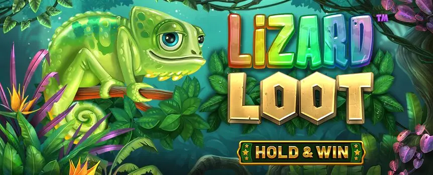 Spin through the jungle in Lizard Loot: Hold & Win. Mystery Symbols, Multiplier Wilds, and Bonus Prizes await.