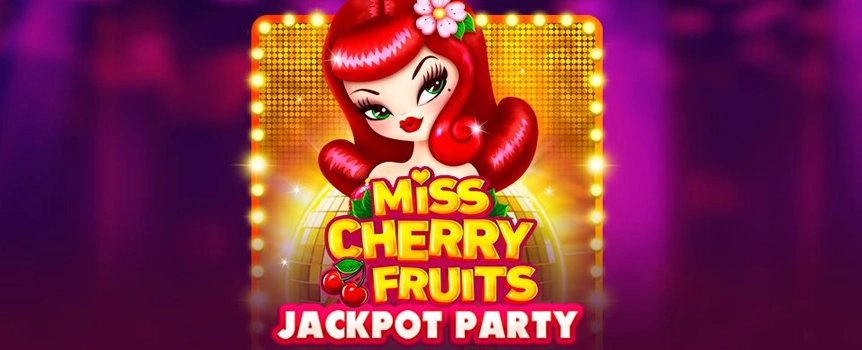 Get ready for the slots event of a lifetime with Miss Cherry Fruits Jackpot Party! This is a 5-reel, 3-row video slot with 25 payline combinations and a host of lucrative bonus features.