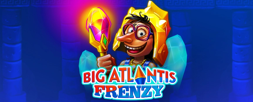 Cast your net wide and see if you can land a huge catch when you play the incredible Big Atlantis Frenzy online slot at Slots.lv!
