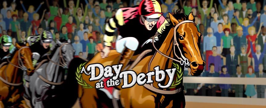 Get your binoculars and head down to the fields because there’s a Derby to be watched out for! This game offers you the front row seats to watch three thoroughbreds race to the finish line. Bet for your chance to win any of their amazing jackpots. In this Derby, you have multiple options of making it big with their unique features. The online slots game lets you pick between; Budapest Gambit, In a Pickle, and Lucy in the Sky. Any of these could be your reason to smile to the bank in this nerve-wracking slots real money game.