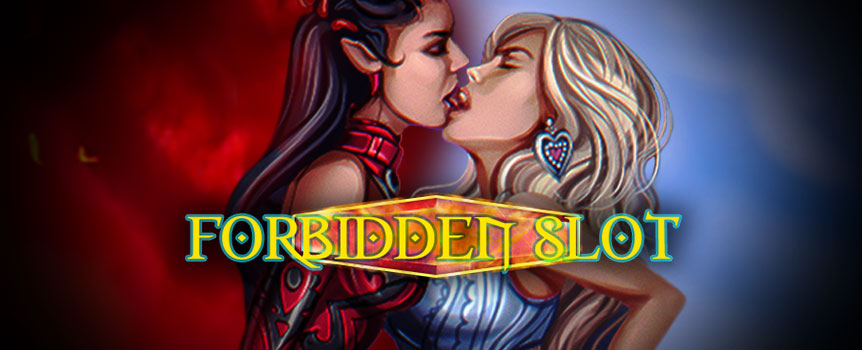 What would happen if the heavens and the hells had a steamy affair? The online slots game, Forbidden Slot, would happen! This game is full of steamy girl on girl action between opposing sides – heaven and hell. You will be sufficiently entertained with its 5 reel compilation of the forbidden love affair. The game puts together hot babes, horses, free spins, and wilds to give you a steamy slots real money game. The action will have you seated upright and attentive to each of your plays.