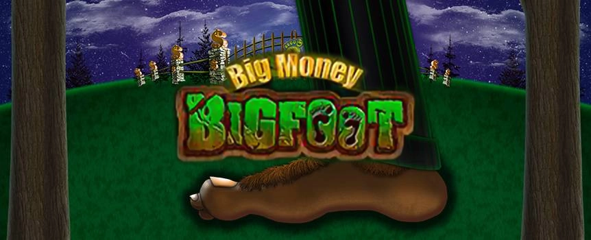 Big foot = Big money? Ever wished that the equation was true? Never thought of that? Well, here’s your chance to not only start thinking along those lines but also actually see it happen. This online slots game has you in the woods in pursuit of Big Foot, and in return, you get a chance to win massive jackpots. Big Foot, in this case, isn’t a huge scary creature on the run; he is a wealthy, charming lad that is willing to share his fortune with you! The slots real money game has you following his footsteps, and once you catch him, you can win a fortune. 