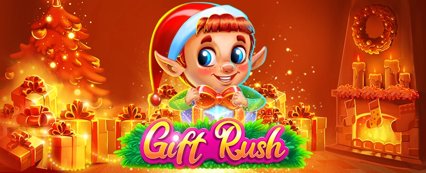 Unwrap the joy of the festive season with the Gift Rush online slot at Slots.lv. Sparkling visuals, simple gameplay, and an exciting bonus game await!