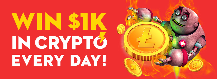 WIN $1K in Crypto every day!