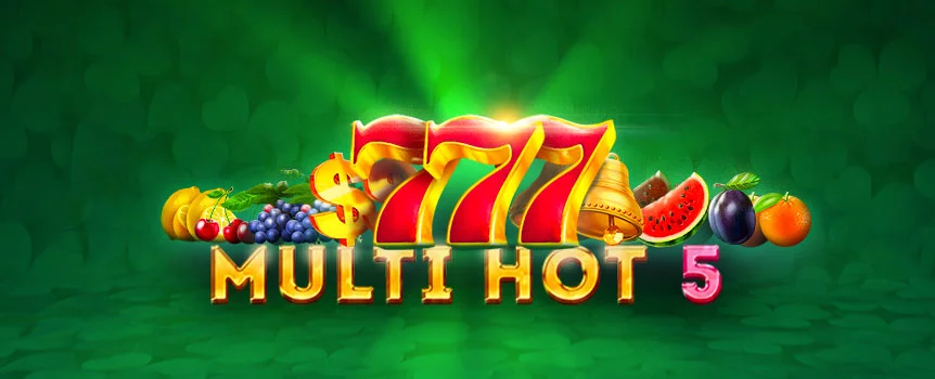Take a spin on this simple and fun slot today for your chance to Win Cash Payouts up to 145x your stake! Play Multi Hot 5 now.