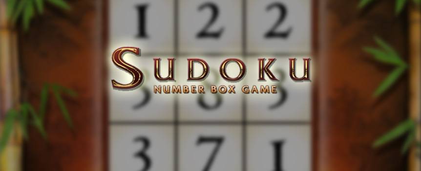 Play this innovative variation of the classic Japanese game, Sudoku, that's taken the world by storm! Sudoku is a game where players need to enter a numbers from one through nine into a special grid, making sure they do not repeat the number within the same row, column or region. In this version, you'll be able to thrive off the eye-catching design, multiple chances to win and many playing options. Combining the excitement of Sudoku with the fun of slots, you'll find Sudoku Number Box Game easy to play and easy to enjoy.