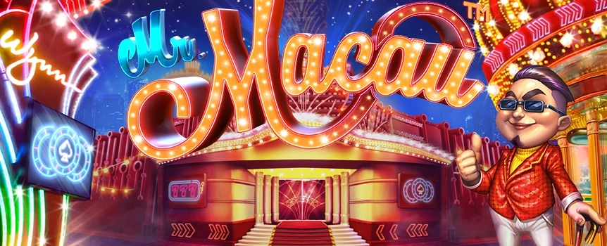 Spin the reels of the fun-filled Mr.Macau online slot at Slots.lv today and see if you can win the gigantic top prize, which can be worth thousands of dollars!