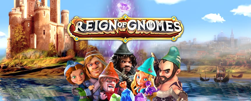 The age of the gnomes are here, and you get to experience it firsthand! This is one of those online slots games that pay all the ways with no restrictions on any directions. The game offers you 243 ways to trigger payouts! You not only get to spend time with these fantastic creatures, but you also make good money, especially from their numerous jackpots. The game has 5 reels and no lines at all. It is a unique game that will have you relaxed, enjoying the features and most importantly earning. 