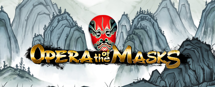 Take a trip to a stunning Chinese Opera where the cast are known for wearing and then quickly switching out beautiful Masks adorned with Bian Lian art work which is designed to scare off evil beasts!