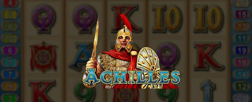 Make your mark on the Trojan War and land yourself cash prizes in the epic online slot game, Achilles. He's the ancient Greek warrior we've all heard about and he needs your help. Become a hero as you beat the Trojan army together and protect the beautiful Helen. There are plenty of ways to win in this online slot so start spinning now. Begin your quest to defend ancient Greece, save the precious princess and you could win yourself a jackpot for the ages.