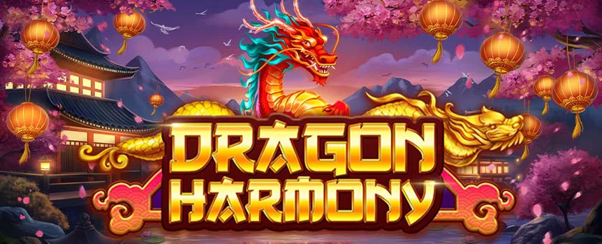 Celebrate the Chinese New Year in style with the Dragon Harmony online slot at Slots.lv. Start the Lock and Load bonus and see if you can win a huge prize!