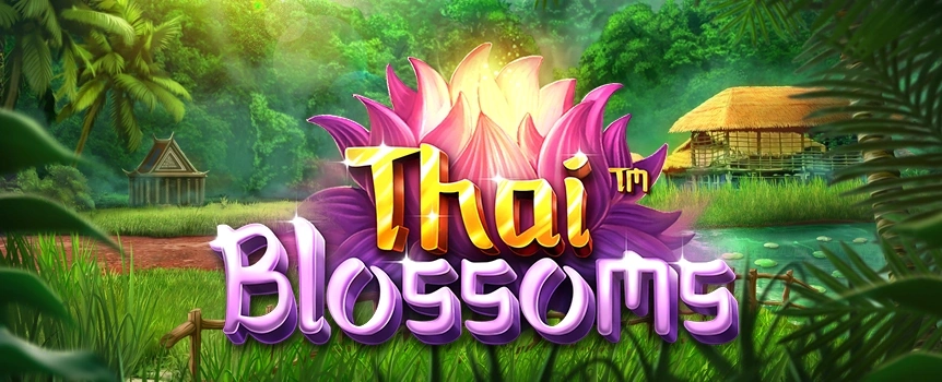Thai Blossoms will take you on an adventure through a beautiful Thailand Jungle where juicy exotic Fruits and even juicier Cash Prizes can be found! 