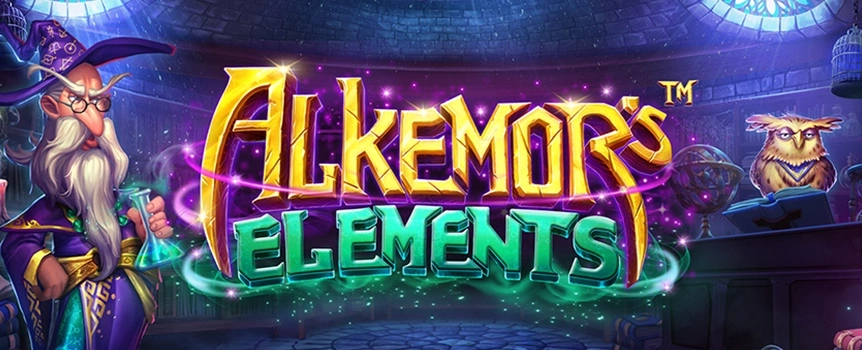 Explore the secrets of the Alkemor's Elements online slot at Slots.lv. With exciting wilds and magical free spins, your path to riches could be a spin away.