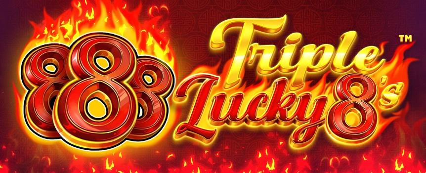 Spin the reels of the retro-inspired Triple Lucky 8s online slot today at Slots.lv and see if you can win the jackpot, which can be worth thousands of dollars!
Triple Lucky 8s gives many players exactly what they want: a simple 5-reel slot, without all the excessive noise and action found at many other online casino games. Just spin the reels and try to land a winning combination – there’s nothing more to it. And if you can win the game’s jackpot, you could find yourself walking away with thousands of dollars!

There is one bonus feature at this slot – it’s a simple one, but also one that can lead to giant prizes. What’s more, you should see this feature activating quite regularly. Every spin of this online slot is an enjoyable one, especially if you’re looking for a more retro slot to play, so why not start spinning the reels of the Triple Lucky 8s online slot today, here at Slots.lv?