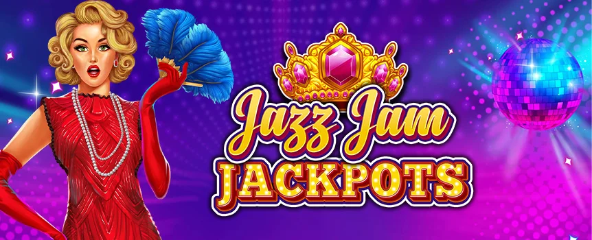 Step into a Chicago speakeasy in search of fun and big prize payouts when you play the Jazz Jam Jackpots online slot game at Slots.lv.