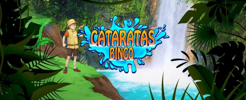 Bingo Cataratas isn't your typical bingo. Take advantage of two unique bonus features that improve your odds of winning. First, embrace the "Extra Ball" option by requesting another ball when you're missing one number at the end of a round. We all want to win, so now you get another chance when you're close. The second feature is a bonus round that will have you spinning a wheel of fortune beside a lucky waterfall. Each slot on the wheel has a unique value that will boost your bankroll, so spin carefully and you could end up with a flood of coins.