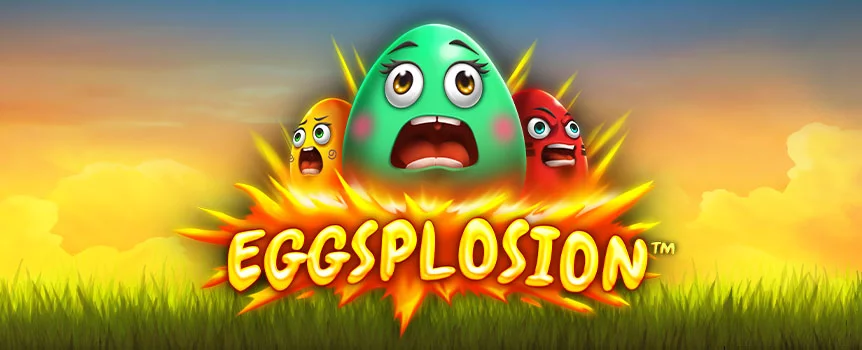 Play Eggsplosion at Slots.lv for the chance to win prize Multipliers and Bonus payouts worth as much as 2,000x.  