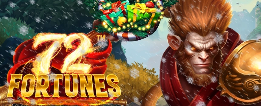 Magical Cash Prizes up to a staggering 4,440x your stake can be Won when you Spin the Reels of 72 Fortunes! Play now. 
