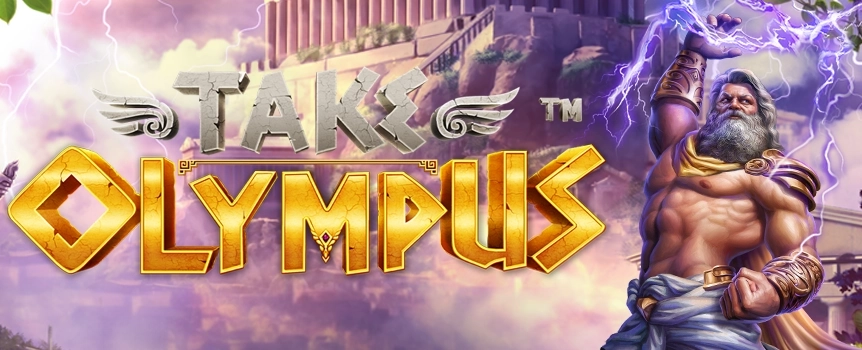 Free Spins, Re-Spins, Multipliers and Gigantic Cash Prizes up to 2,328x your stake - Spin the Reels of Take Olympus today!

