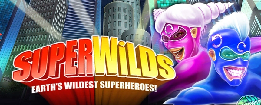 
Become the hero you’ve always wanted with the Super Wilds online slot. 

