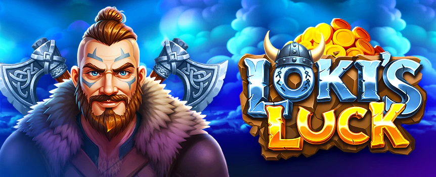 Loki’s Luck is a Norse-themed 5x5 slot featuring Free Spins, Prize symbols, Wilds, and Scatters. Enjoy your Viking voyage by triggering Free Spins with Multipliers.