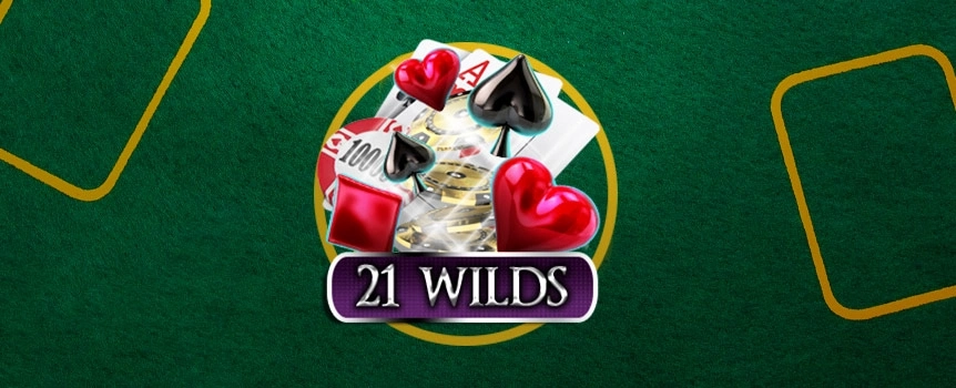 Looking to play an old-school game of cards? This online slots game will take you back in time and give you the feel of an old-school game of cards. 21 Wilds feels like a heated card game on Freemont Street. Grab a drink and some snacks and battle it out for the most significant payout for a card game. This slots real money game has five reels with nine lines. The table features are made to enhance your card game experience making it more realistic. 
