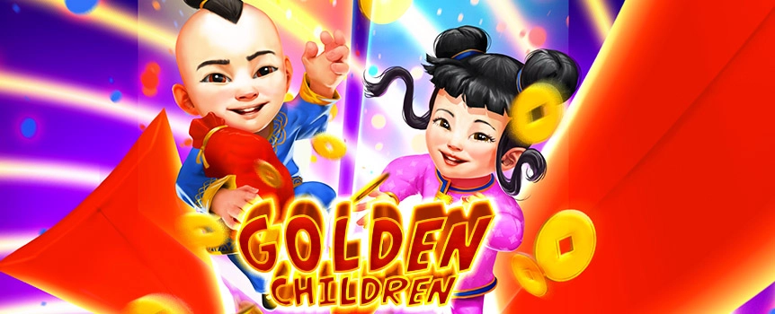 Unlock the legend with the Golden Children online slot. This 5-reel slot game has a 100 paylines and comes with free spins!