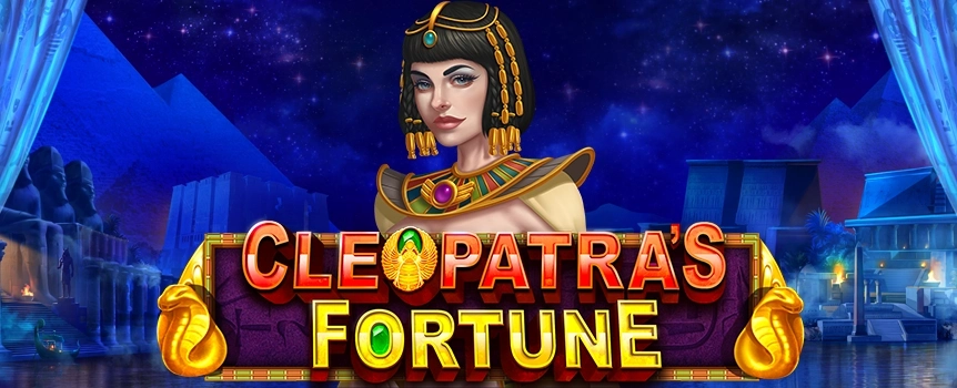 Get ready to discover the secrets of the Cleopatra's Fortune online slot at Slots.lv. Progress through five free spins levels and win up to 1,000x your bet!