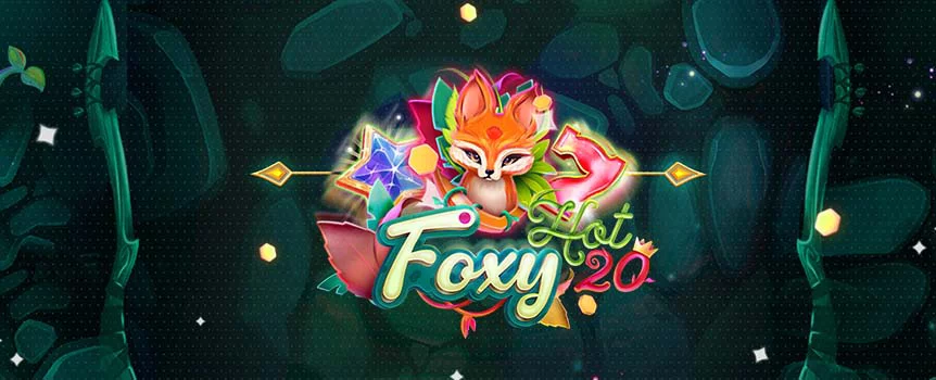 The X Multiplier holds tremendous power, vaulting your wins to new heights in the Foxy Hot 20 online slot game at Slots.lv.