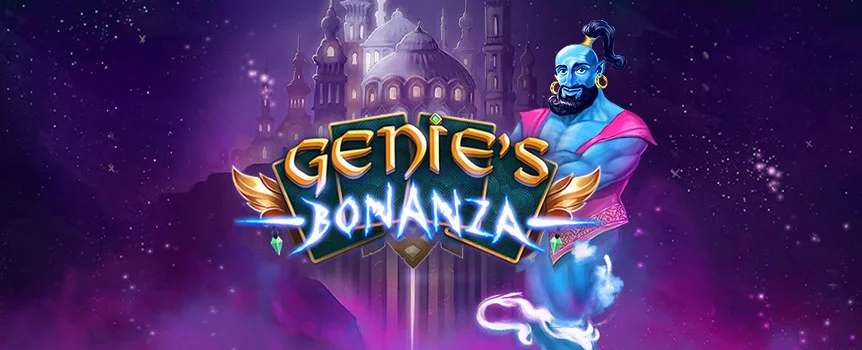 
Fly high above an Arabian city and see what amazing payouts you can get by playing the Genies Bonanza online slot game at Slots.lv.