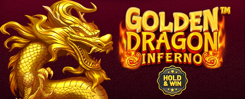 Try the exciting Golden Dragon Inferno online slot and see if you’re able to defeat the vicious fire-breathing dragon and win big! Play today at Slots.lv!