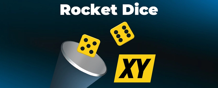 Rocket Dice XY is one of the easiest games around. But don’t think that simplicity means it’s boring, as this game offers excitement on every throw, as well as some big potential prizes!