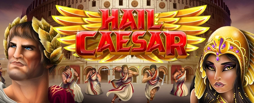 Start playing the Roman-themed Hail Caesar online slot today at Slots.lv and see if you can land the slot’s top prize, which can be worth thousands of dollars!