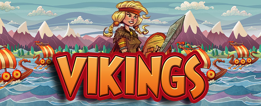 The Vikings have invaded Slots.lv! You’ll be able to join the horde marauding their way onto the reels in the search for treasure, and you could find yourself winning thousands if the symbols manage to fall nicely for you.