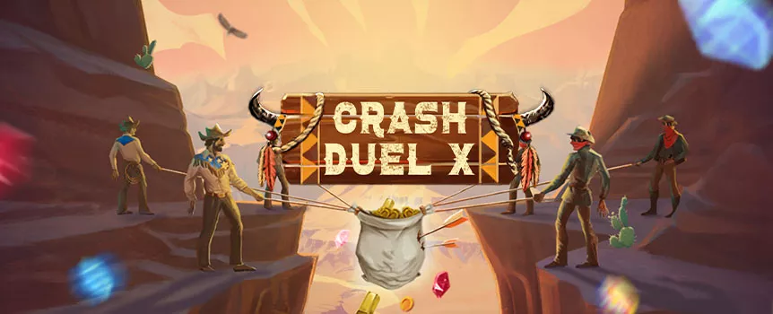 Take a trip to the Old West with Crash Duel X on SlotsLV. This thrilling crash game has an Increasing Multiplier, fun Side Bets, and more.