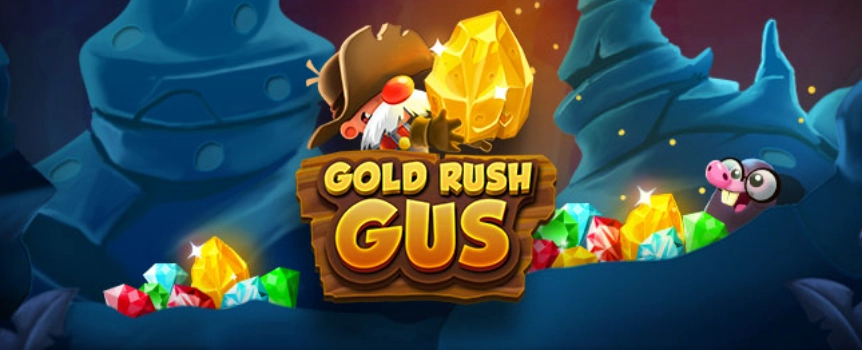 Everybody in the old west knows of Gus, the prosecutor who could find gold anywhere! To discover your inner Gus, play this game and stand a chance to win your pile of gold. Gold Rush Gus is an online slots game that offers you gold at the end of your great adventure. Put your mining skills to the test and wait for your fortune to find you. The slots real money game has multiple features that ensure you are winning and adding to your wins 24/7. 