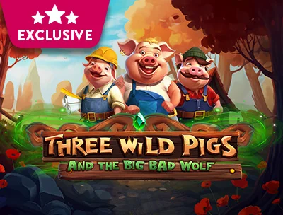 Three Wild Pigs and the Big Bad Wolf 