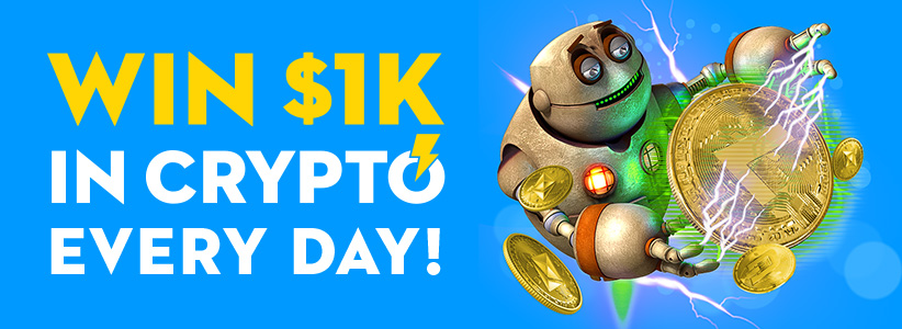 WIN $1K in Crypto every day!