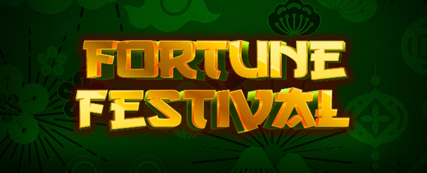 Hit big wins and celebrate the Chinese festival in the Fortune Festival online slot at Slots.lv! Can you start the free spins feature and win huge prizes?
