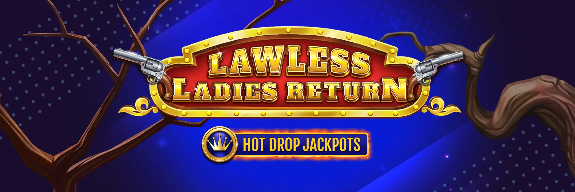 Discover the thrill of the Wild West in Lawless Ladies Return at Slots.lv, where legendary adventures, Random Wilds, and the Hot Drop Jackpot promise epic wins.