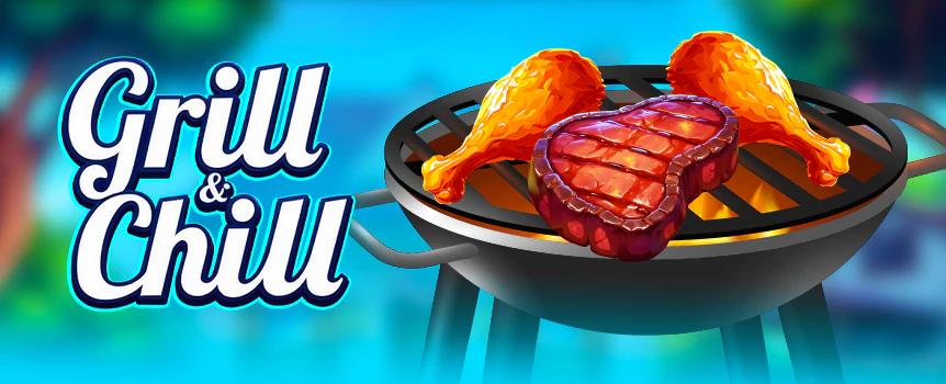 Crank up the BBQ, cue the fireworks, and bite into delicious 5,000x wins in Grill & Chill. Play this all-American slot at Slots.LV and celebrate 4th of July!
