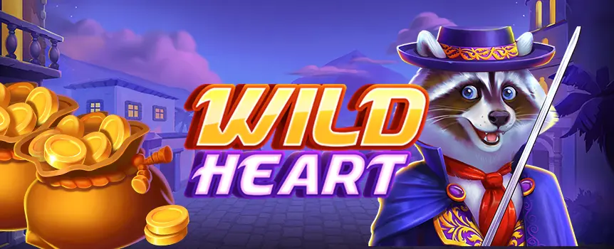 You’ll find 4 Rows, 5 Reels, 20 Paylines and some Colossal Cash Prizes up to 2,820x your stake when you play Wild Heart!
