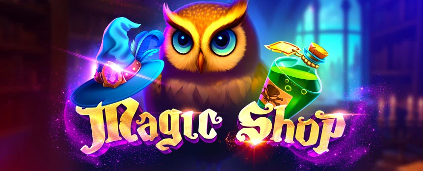 Experience some truly Magical Cash Prizes up to 10,200x your stake when you Spin the Reels of Magic Shop!