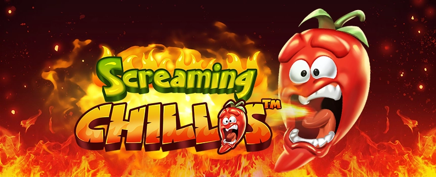 Experience the fiery excitement of Screaming Chillis at Slots.lv. Play in a world of hot multipliers and scorching free spins with wins of up to 25,000x!