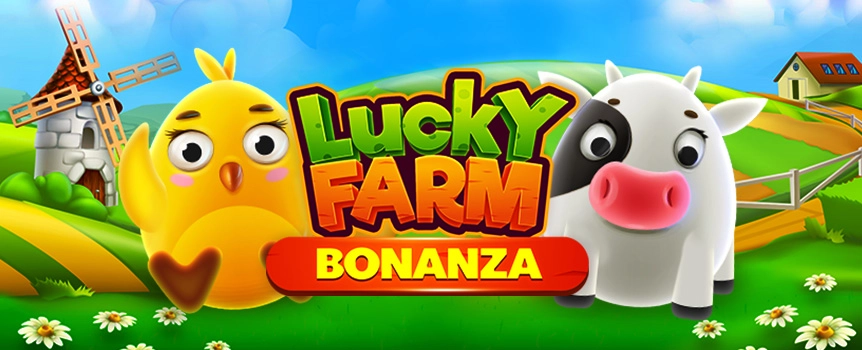 You’ll be able to land yourself enormous Cash Payouts while you tend to your Farm in this simple and fun 5 Row, 6 Reel, Pay Anywhere Farm themed slot! 